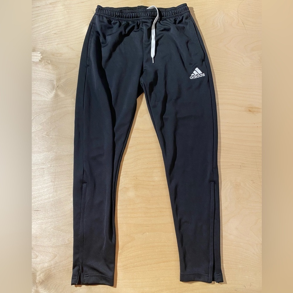Adidas Black Athletic Joggers Medium (OO)